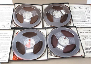 4 Scotch Reel-To-Reel Recording Tape 1/4" 1200 ft. 7" used home rec. 111 A-12 - Picture 1 of 4