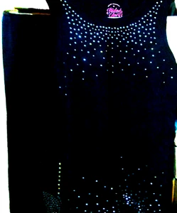 Faded Glory Girl's Tank Top W/Rhinestones Size M 7-8 & 2 Be Real Pants Size7-16 - Picture 1 of 11