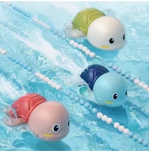 Bath Toys, for Toddlers 1-3 - Baby Pool 3 Pack Cute Swimming Turtle - Picture 1 of 7