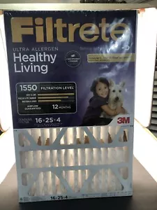3M Filtrete 1550 Allergen Reduction Filter 16 x 25 x 4in - Picture 1 of 5