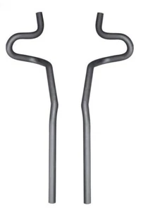 LH LX HOLDEN TORANA SEDAN & HATCH STANDARD REPLACEMENT REAR TAIL PIPES TWIN - Picture 1 of 2