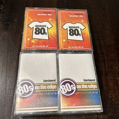 Entertainment  Absolute 80s /80s On The Edge Cassettes New - Image 1 of 4
