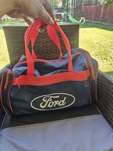 Vintage Ford Motor Duffle Bag Medium In Pre Owned Condition Very Nice - Bild 1 von 8