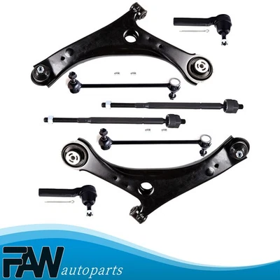 Fits Chrysler Town & Country Front Inner Tie Rod Control Arm And Ball Joint 8Pcs - Изображение 1 из 4