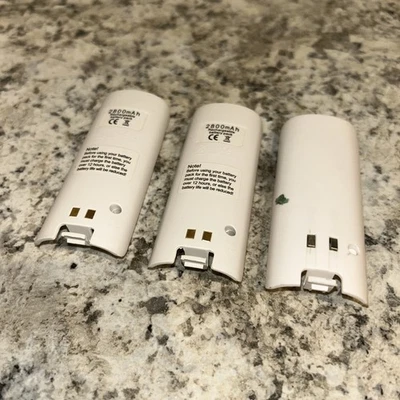 Wii Remote Rechargeable Battery Packs Lot Of 3 B3 - Image 1 of 3