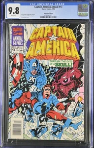 Capitán América Anual #13 1994 Marvel CGC 9.8 Edición Quiosco - Imagen 1 de 2