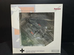 Herpa Wings Luftwaffe Lockheed F-104G Starfighter JaBoG 36 Norm 63 552059 1:200 - Bild 1 von 5