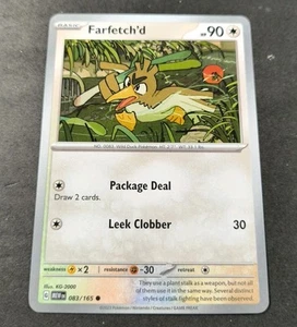 Pokemon 151 Farfetch'd Common Card 083/165 NM - Picture 1 of 1