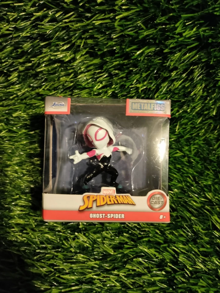 Figuras de metal fundido a presión de Jada Toys Marvel Spider-Man Ghost Spider NUEVO sellado de fábrica Foto 1 de 2