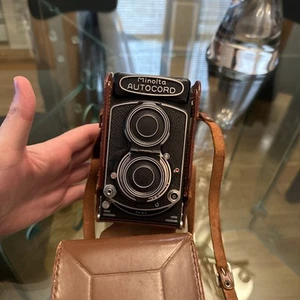 Minolta Autocord TLR Chiyoko Rokkor 75mm f/3.5 Lens w/ Flash - Picture 1 of 19