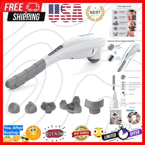 Wiederaufladbares Handmassagegerät für Nacken, Rücken & Füße - Kabellos Komfort & Entlastung - Bild 1 von 8