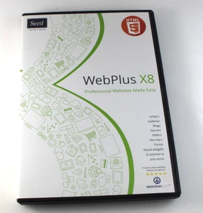 Serif Web Plus  X8 Web Software   PC DVD  2014 Html 5 - Picture 1 of 3