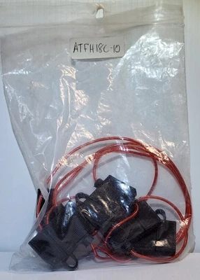 New - Install Bay 12V ATC Fuse Holder with cover, ATFH18C-10, Lot of 5, red - Image 1 of 3