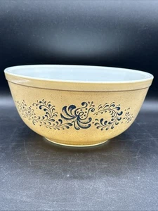 Vintage PYREX 403 HOMESTEAD Speckled 2 1/2qt Mixing Bowl - Picture 1 of 17