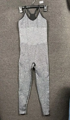 Victoria’s Secret Rosa Ropa Activa Gris Una Pieza Entrenamiento Gimnasio Yoga Sin Costuras Talla S Foto 1 de 4