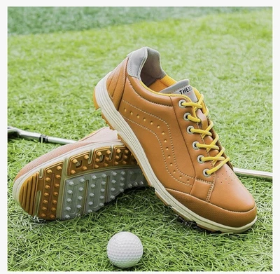 Thestron Pro 无钉防滑高尔夫鞋专业训练运动鞋 8.5 码 — 第 1/4 张图片