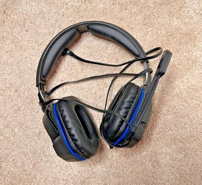 PDP Afterglow LVL 5 Wired Black PS4 Stereo Headset for PlayStation 4 - Image 1 of 4