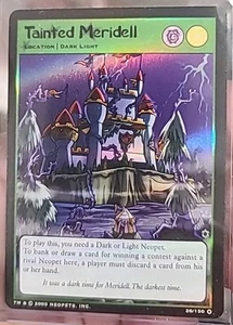NEOPETS TAINTED MERIDELL FOIL 26 THE DARKEST FAERIE SET #26/150 MINT VINTAGE - Picture 1 of 3