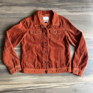 Universal Thread Freeborn Jacket Corduroy 100% Cotton Metal Buttons Medium - Picture 1 of 8