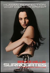 HUGE Original SURROGATES Bus Shelter Poster D/S 47"X70" RARE STYLE #2 - Picture 1 of 1