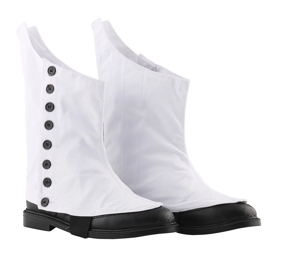 HAMILTON KILTS Spats De Kilt Écossais Des Highlands Avec Boutons Blancs Et Noirs