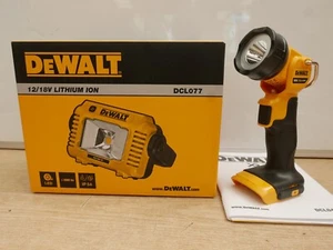 Dewalt DCL077 xr 12V oder 18V Compact 2000 Lumen Arbeitsleuchte + DCL040 Taschenlampe - Bild 1 von 2
