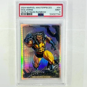 Wolverine 2024 Upper Deck Marvel Masterpieces '92 Platinum Rainbow #94 PSA 9 - Picture 1 of 3