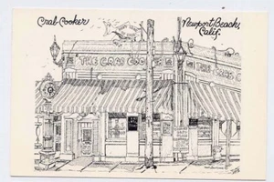 Postal restaurante cocina cangrejo NEWPORT BEACH CA Los Ángeles - Imagen 1 de 1
