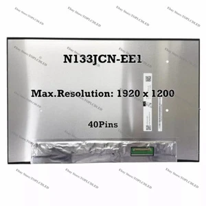 N133JCN-EE1 13.3'' LCD Bildschirm Laptop Anzeige Berühren Panel 1920×1200 40Pins - Afbeelding 1 van 1