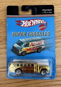 Hot Wheels - Super Chromes - S'Cool Bus - New on Card - Picture 1 of 2