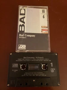 BAD COMPANY - 10 from 6 -  Cassette - 1985 - CANADA  - Picture 1 of 2