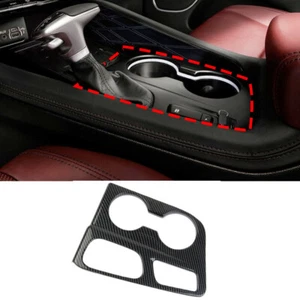 Tapicería de panel de cambio central de fibra de carbono para Dodge Durango 2021+ accesorios - Imagen 1 de 7