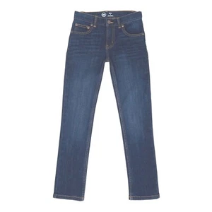 Pantalones de mezclilla Wonder Nation para niños, lavado medio, husky 14 - Imagen 1 de 2