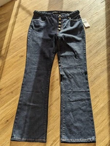 lauren ralph lauren Dark Wash Wide Leg Jeans Size 14 New With Tags RRP £129 - Afbeelding 1 van 10