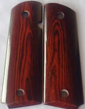 1911 FULL SIZE  GRIPS COLT, KIMBER S&W COCOBOLO ROOT WOOD X-xx L@@K!!!! ROSEWOOD