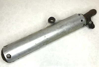 85 Yamaha YZ490 YZ 490 OEM Exhaust Silencer Pipe Muffler - Image 1 of 4