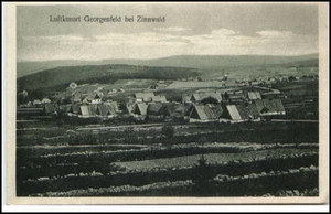 GEORGENFELD ZINNWALD ~1920 Eindruck Rückseite Gasthof Erbgericht Erwin König - Bild 1 von 1