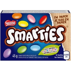 10 x SMARTIES Candy Coated Chocolate Canadian 45g FRESH FROM CANADA - Picture 1 of 2