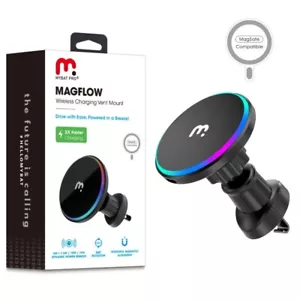 For Magsafe Car Mount Charger 15W Fast Charging Vent Mount Car Phone Holder - Picture 1 of 8