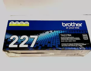Brother TN227BK cartuccia toner nero originale OEM - PESA 100% PIENO! - Foto 1 di 7