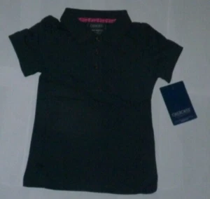 NEW CHEROKEE Girls 6X Polo Style Shirt - dark Green - school uniforms NWT INTC3 - Picture 1 of 2
