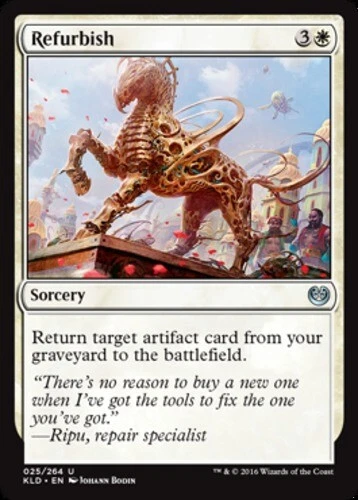 Refurbish ~ Lightly Played Kaladesh MTG Magic UltimateMTG White Card - Image 1 of 1