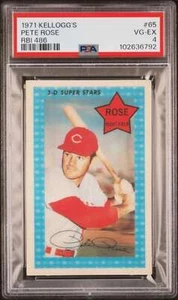 1971 Kellogg's #65 Pete Rose RBI 486 PSA 4 Cincinnati Reds (6792) - Picture 1 of 2