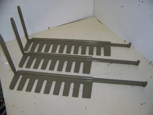 3 Cable Management Rack Mounts from back of HP 3497A Organizer Instrument - Picture 1 of 4