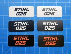 Vinyl Sticker for Stihl 025 Shroud Badge "Full Vinyl Overlay" - Picture 1 of 7
