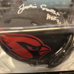 Jackie Smith Signed Cardinals HOF Eclipse Alternate Speed Mini Helmet BAS COA - Picture 1 of 5