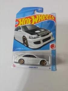 2024 Hot Wheels Honda Civic Si White HW J-Imports JDM #45/250 - Picture 1 of 7