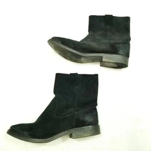 Zigi Soho schwarz Leder Wildleder Obermaterial Cannoli Stiefel Größe 8,5 Damen - Bild 1 von 8