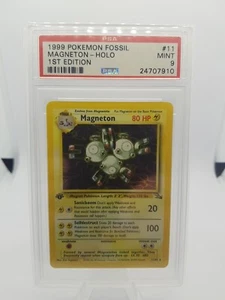 Pokemon Card Magneton 11/62 1st Edition PSA 9 Fossil Set WOTC Vintage Original - Bild 1 von 2