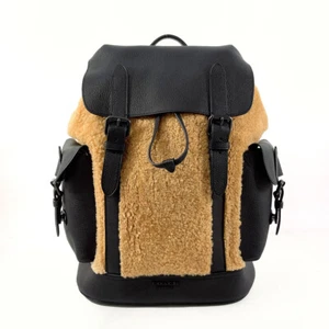 COACH Daypack C1241 Hudson backpack leather Brown/Black mens Unused item - Bild 1 von 12